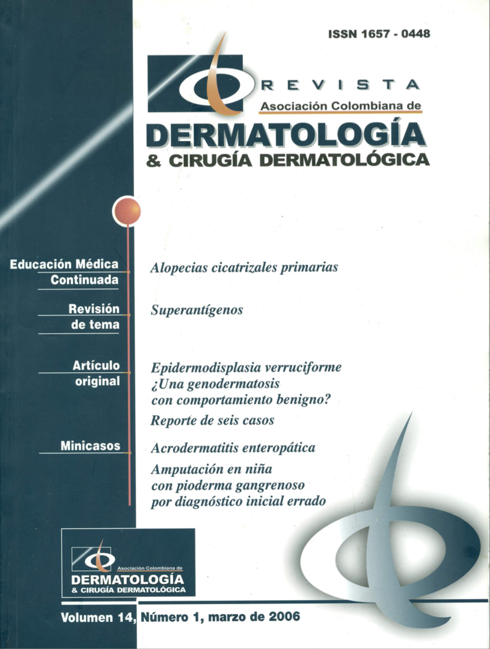 					Ver Vol. 14 Núm. 1 (2006): Marzo
				