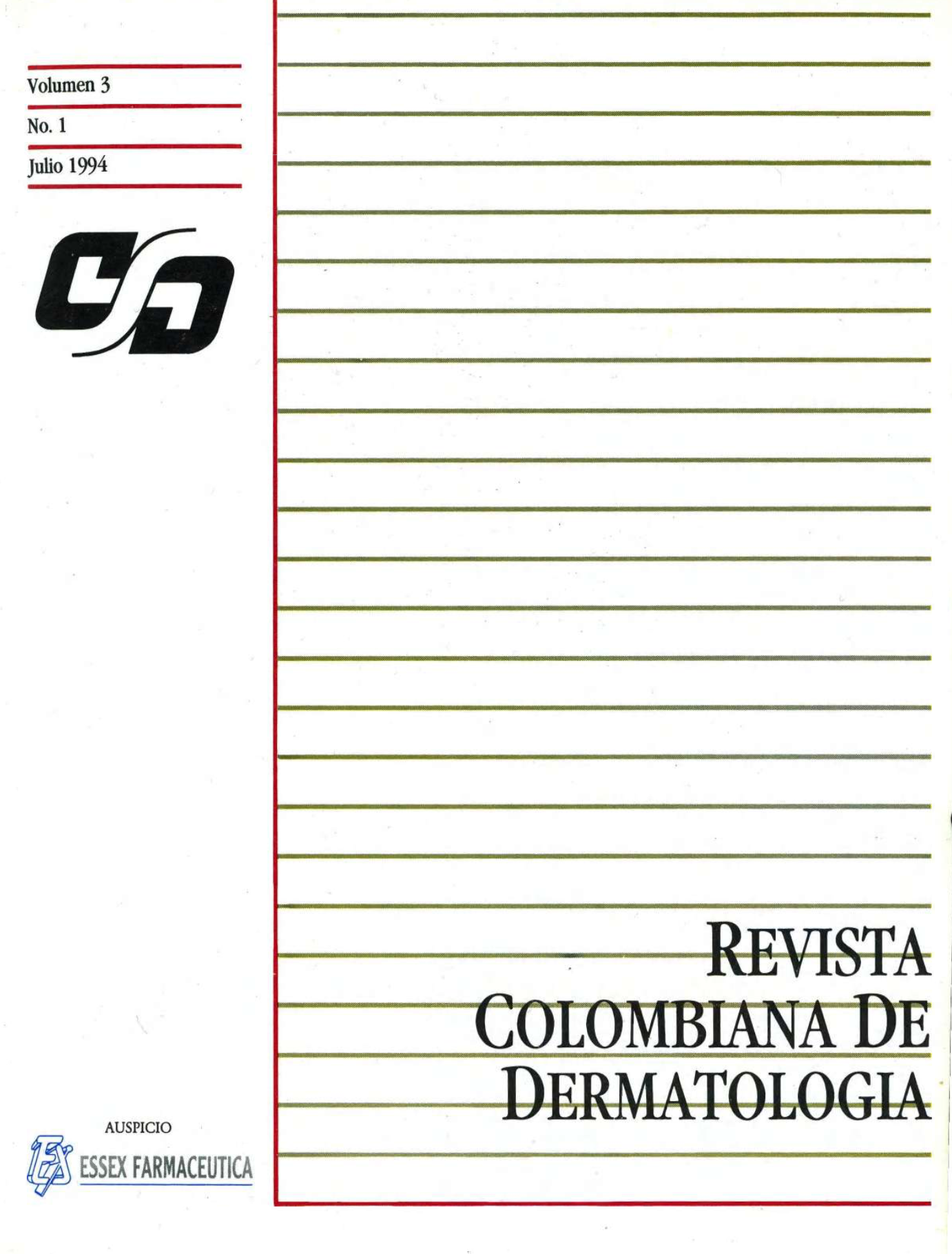 					Ver Vol. 3 Núm. 1 (1994): Julio
				